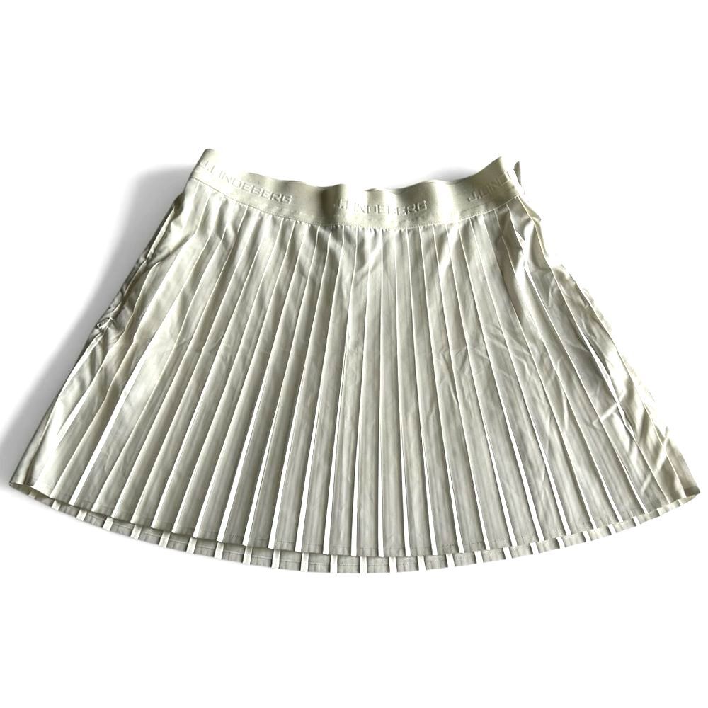 J.Lindeberg White Pleated Golf Tennis Mini Skirt